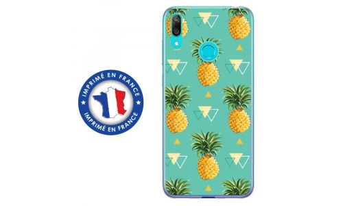 Coque souple pour Huawei Y7 (2019) avec impression Motifs ananas
