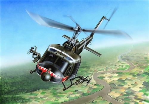 Uh-1c Huey - 1:72e - Hobby Boss