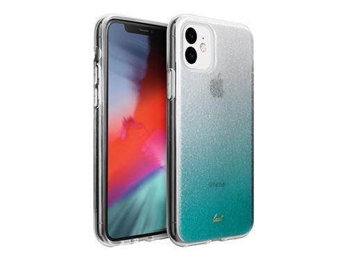 Laut OMBRE SPARKLE - Achterzijde behuizing voor mobiele telefoon - polycarbonaat, thermoplastic polyurethaan (TPU) - mint - voor Apple iPhone 11 Pro Max