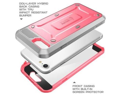 i-Blason Coque de protection intégrale Unicorn Beetle Pro iPhone 7 clip ceinture
