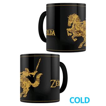 The Legend of Zelda Tasse Map magique qui change de couleur noir