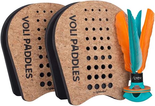 Waboba hors-jeu Voli Racketmarron/bleu/orange 3 parties