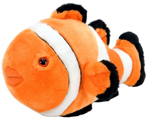 Wild Republic Cuddlekins peluche : poisson-clown 30 cm orange