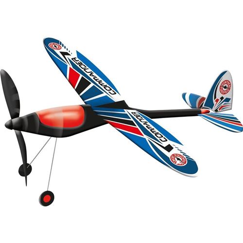 Günther avion Commander 50 cm noir / bleu
