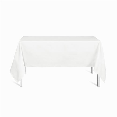 Nappe polyester - 140 x 200 cm - Blanc