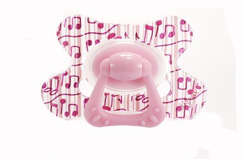 Schnuller Combi mit Ring, ab 6 Monate, rosa