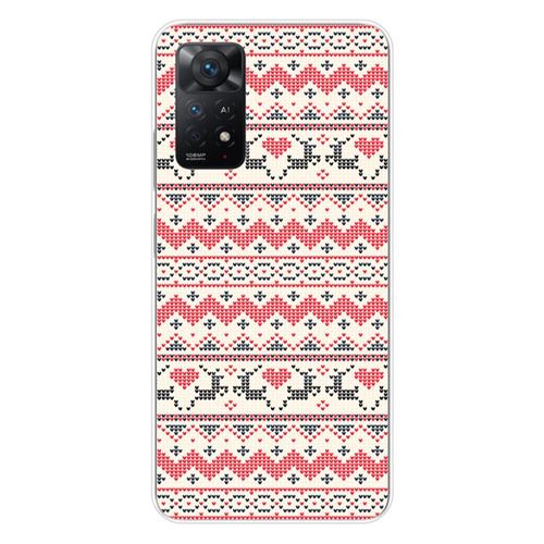 Coque en silicone imprimée compatible Xiaomi Redmi Note 11 Pro Plus 5G NO Pull de Noël Rennes