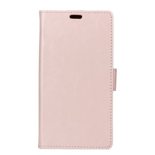 Etui en PU couleur rose pour votre Wiko View2 Plus