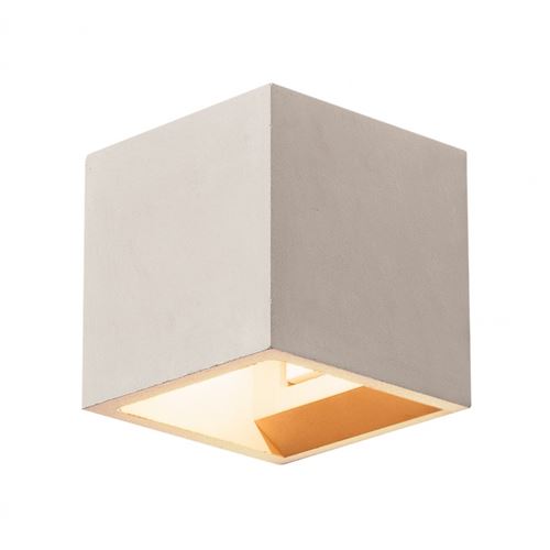 SOLID CUBE, applique, gris, QT14 max. 25W - SLV