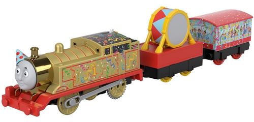 Thomas de Trein train miniature junior 29 cm or/rouge 3-pièces