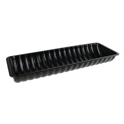 Paris Prix - Moule à Pâtisserie bûche Courbée 31cm Noir