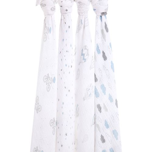 Coffret 4 Maxi langes coton NIGHT SKY REVERIE aden + anais