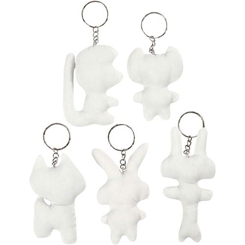 Foam Clay trousseau animal coton blanc 5 pièces