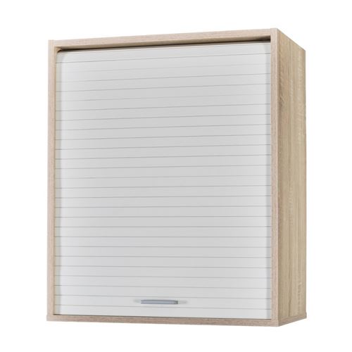 Meuble Cuisine Chêne Bicolore 60 cm H 72 cm - Coloris: Blanc