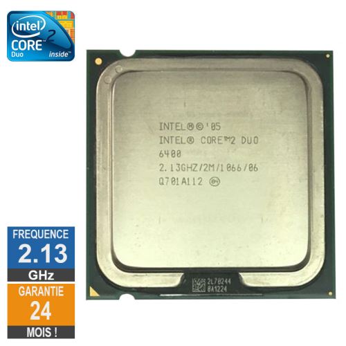 Processeur Intel Core 2 Duo E6400 2.13Ghz Sl9S9 Lga775 2Mo