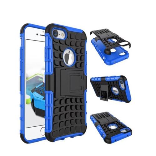 Coque Anti Choc Pour Apple Iphone 7 Plus Modèle Spider - Bleu