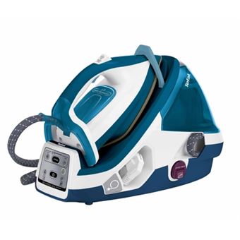 Tefal Pro Express Auto Control GV8963E0 - Centrale vapeur avec fermeture automatique - semelle : Autoclean - 2400 Watt - bleu clair