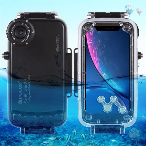 Pour IPhone XR 6,1 pouces plongée Phone Housse de protection étanche de natation de plongée Shell
