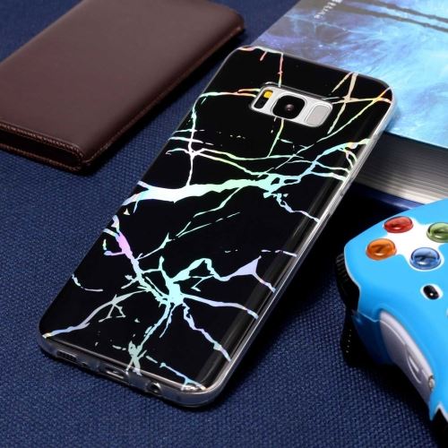 Galaxy S8 + / G955 Coque Protection TPU Marbré Noir ALS52486