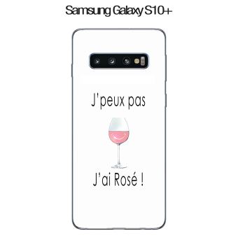 مون لايت باتشولي Coque Samsung Galaxy S10 PLUS design J'peux pas j'ai rosé - Etui ...