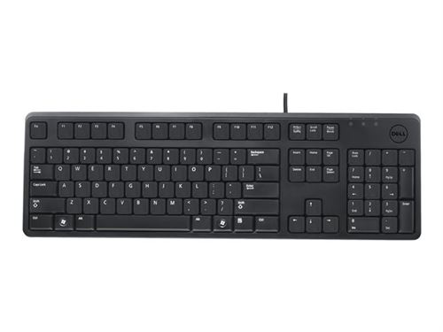 Dell KB212-B QuietKey - Clavier - USB - International US - noir