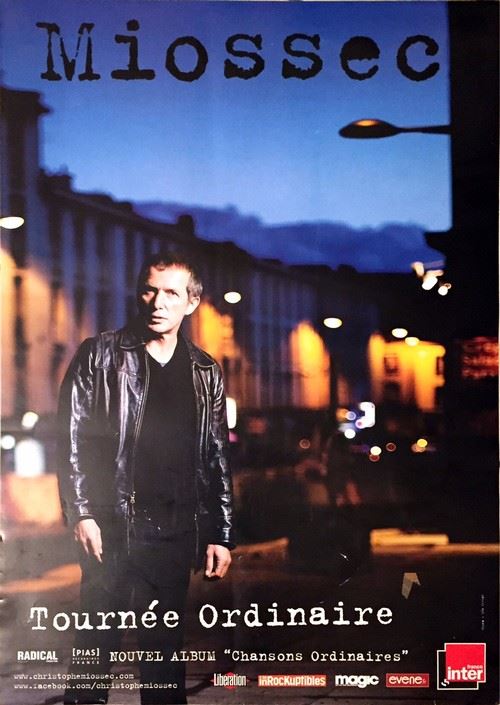 MIOSSEC - 40x60 cm - AFFICHE / POSTER