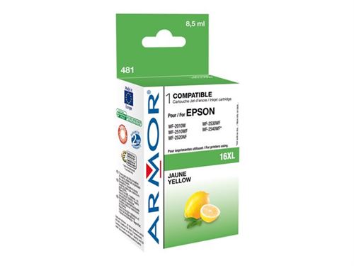 Armor T163440 (XL) Cartouche d'encre compatible avec Imprimante Epson Workforce Jaune