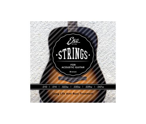 Eko ACB1047L - Cordes Guitare Acoustique Bronze LIGHT 10-47