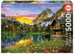 Puzzle Educa 5000 Lac alpin