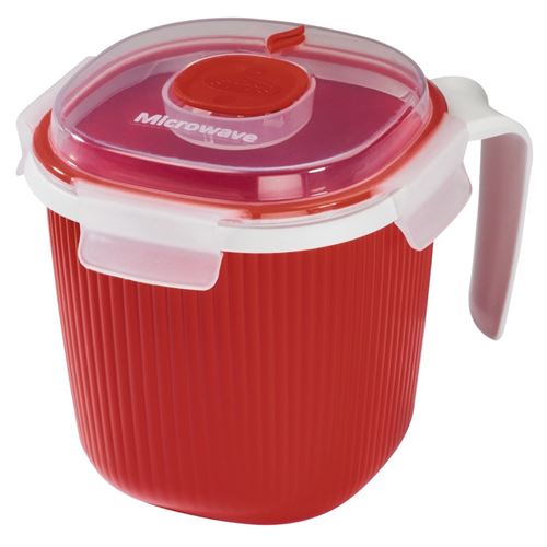 Xavax Récipient À Micro-ondes 0,7 L Rouge