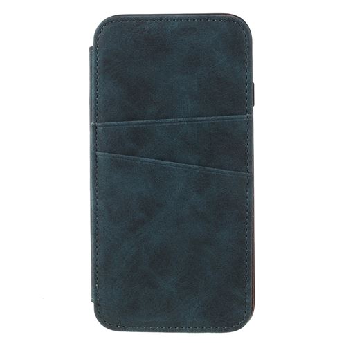 Etui en PU style rétro bleu pour votre Apple iPhone 8/7