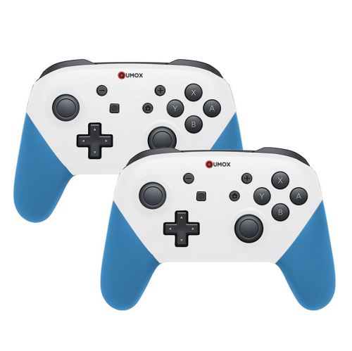 2pcs Qumox Manette De Jeux Contrôleur Bluetooth Pro Sans Fil Gamepad Personnalisé Compatible Pour Nintendo Switch