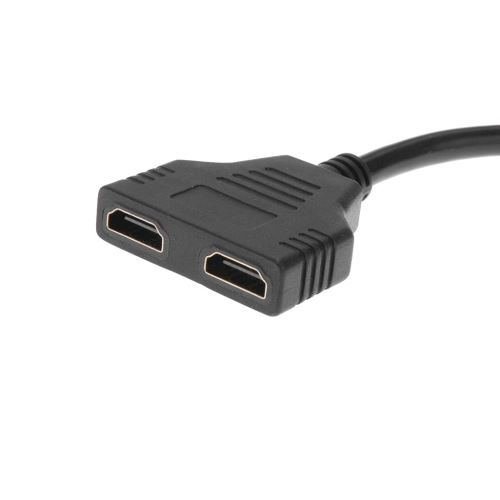 INECK - Prise HDMI 1 male vers Double HDMI 2 femelle Y adaptateur de cable  de repartiteur au meilleur prix