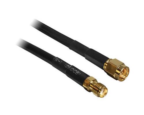Delock&nbsp;88445 C&acirc;ble 5m SMA Prise m&acirc;le/Femelle Noir