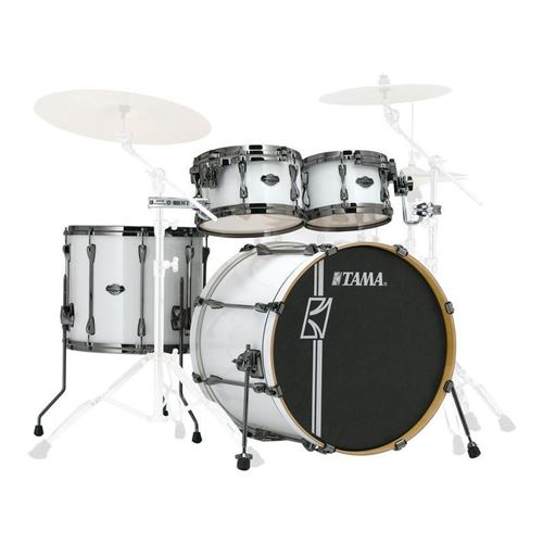 Tama Superstar Hyper-Drive Maple MK42HLZBNS-SGW Sugar White - Batterie acoustique 4 fûts ( sans caisse claire )