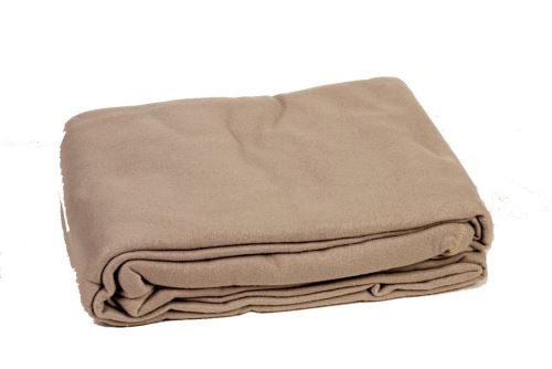 Comptoir du linge POL26TAU Couverture Polaire 240 x 260 cm-350g/m2-Taupe