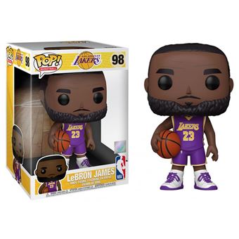 Figurine Funko Pop NBA Lakers 10" LeBron James Purple Jersey