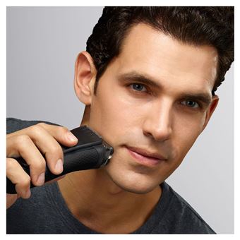 Braun rasoir series 3 - avec station clean & charge - noir