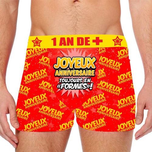 boxer festif joyeux anniversaire