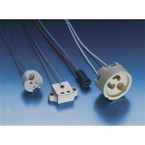 Douille pour lampes halogènes universelle avec câble raccordement G4-G5.3-G6.35 Conrad