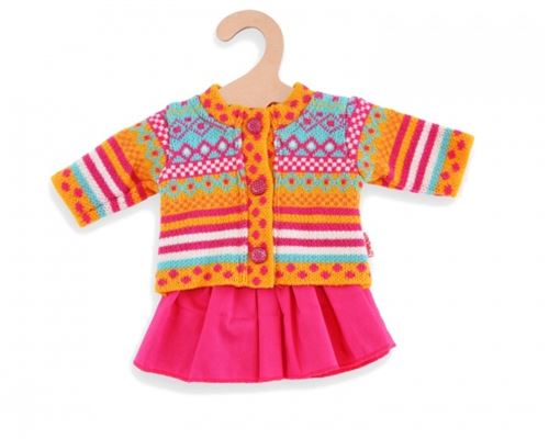 Heless vêtements de poupée Cardigan Jolly avec jupe 35-45 cm