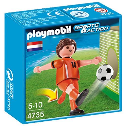 PLAYMOBIL Netherlands Soccer Player Toy