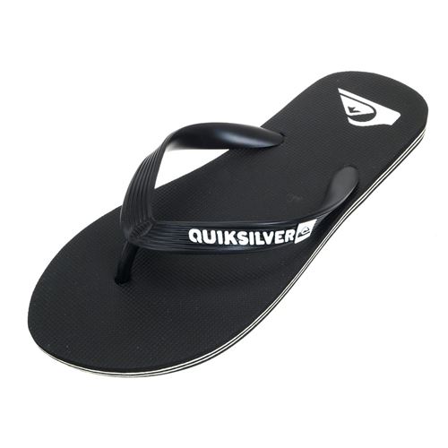 Tongs claquettes Quiksilver Molokai blk/wht tong Noir taille : 43 réf : 44733