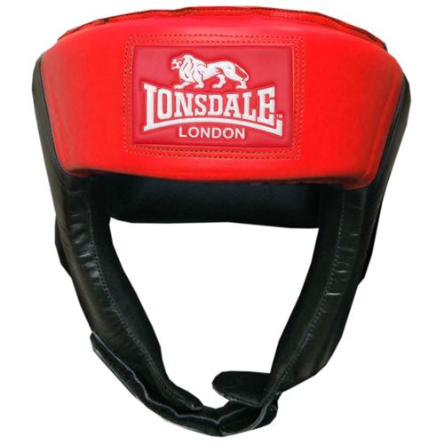LONSDALE Casque de protection à visage ouvert de coup S Rouge
