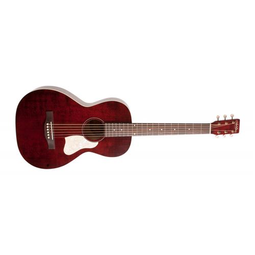 Art & Lutherie Roadhouse Tennessee Red A/E Parlor - Guitare Electro-acoustique (+ housse)