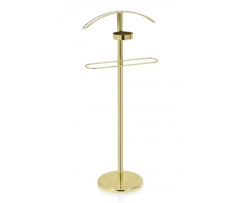 Valet de Chambre Design en Métal Doré