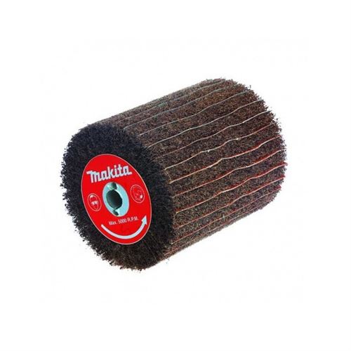 Brosse Texture Abrasive et Lamelles Papier Abrasif Grain : 120 Makita