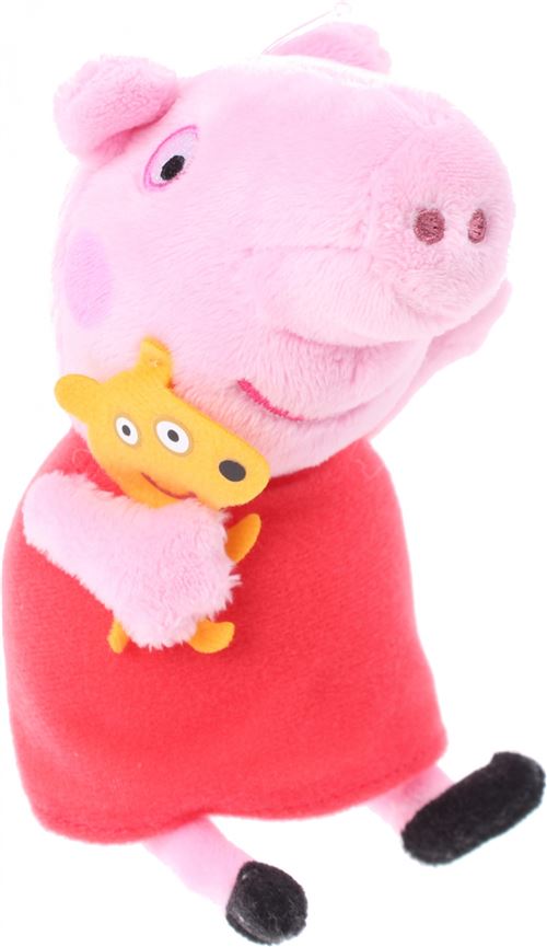Nickelodeon peluche Peppa Pig peluche rose/rouge 17 cm