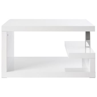 Table Basse Design Laquee Blanche Rex Achat Prix Fnac