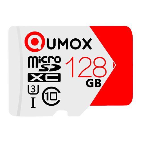 Carte mémoire micro SD 128Go SDXC Qumox Extreme classe 10 UHS-I U3 80Mo/s